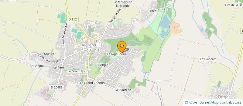 localisation de l'entreprise LA MURENE à AIGREFEUILLE-D'AUNIS