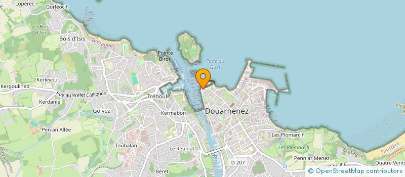 localisation de l'entreprise LA MURGA DE DOUARNENEZ  DOUARNENEZ