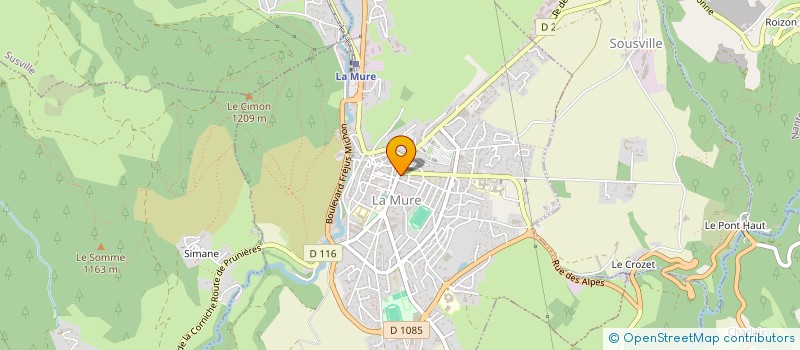 localisation de l'entreprise LA MUROISE DE DISTRIBUTION  LA MURE