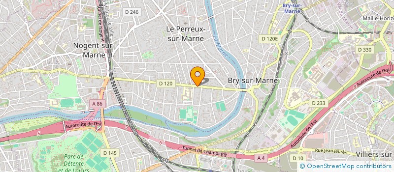 localisation de l'entreprise LA MUSARDE  LE PERREUX-SUR-MARNE