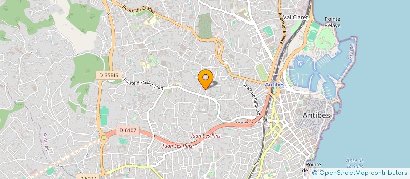 localisation de l'entreprise LA MUSARDIERE à ANTIBES