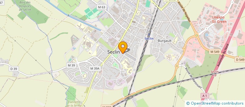 localisation de l'entreprise LA MUSARDIERE à SECLIN