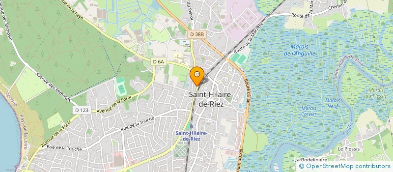 localisation de l'entreprise LA MUSARDIERE à SAINT-HILAIRE-DE-RIEZ