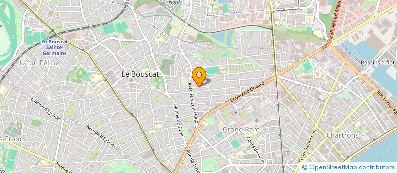 localisation de l'entreprise LA MUSARDIERE  LE BOUSCAT