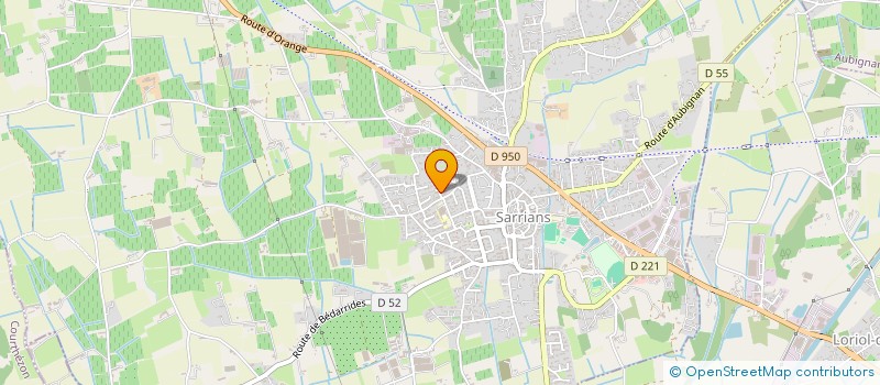 localisation de l'entreprise LA MUSCADELLE  SARRIANS