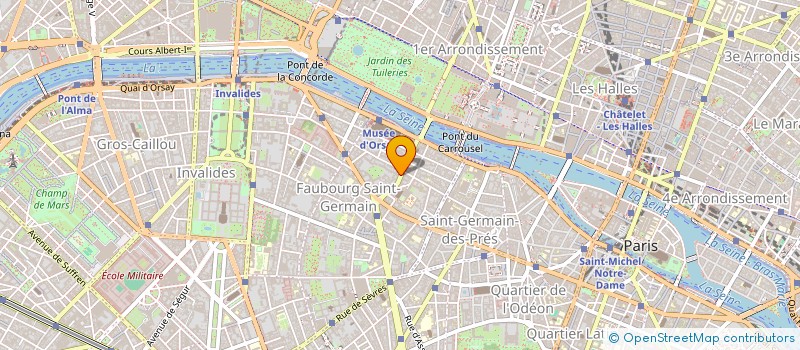 localisation de l'entreprise LA MUSE  PARIS