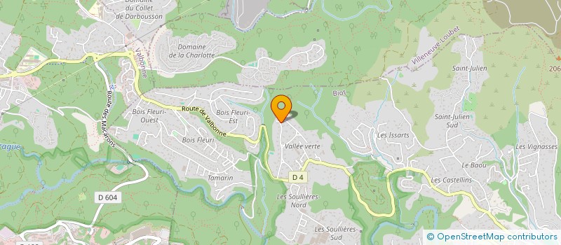 localisation de l'entreprise LA MUSERIE  BIOT