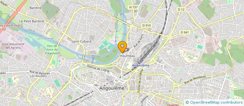 localisation de l'entreprise LA MUSETTE DE PAPA à ANGOULEME