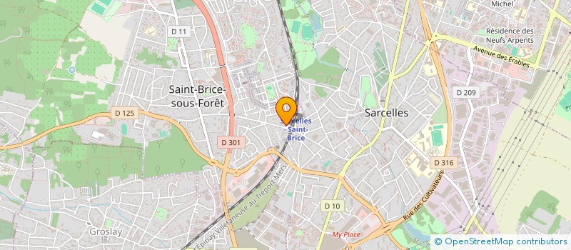 localisation de l'entreprise LA MUSICA DEL SOLE  SAINT-BRICE-SOUS-FORET