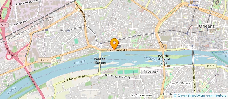 localisation de l'entreprise LA MUSIQUE DE LEONIE à ORLEANS