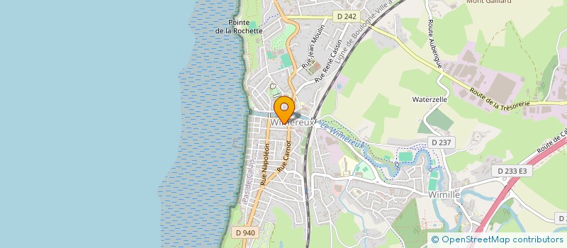 localisation de l'entreprise LA MUSIQUE DE WIMEREUX  WIMEREUX