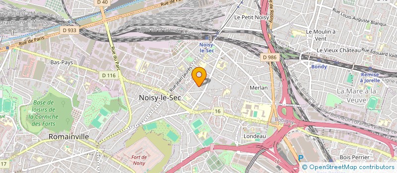 localisation de l'entreprise LA MUSIQUE DES KOP1 à NOISY-LE-SEC