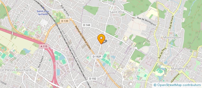 localisation de l'entreprise LA MUSIQUE ET NOUS à SAINT-PRIX