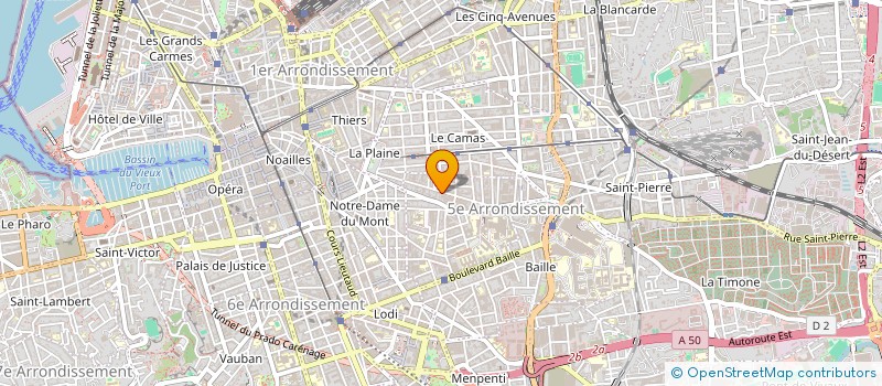 localisation de l'entreprise LA MUSIQUE ET SES IMAGES à MARSEILLE