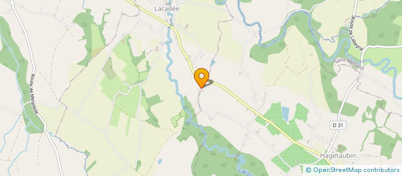 localisation de l'entreprise LA MUSIQUE POUR TOUS  LACADEE