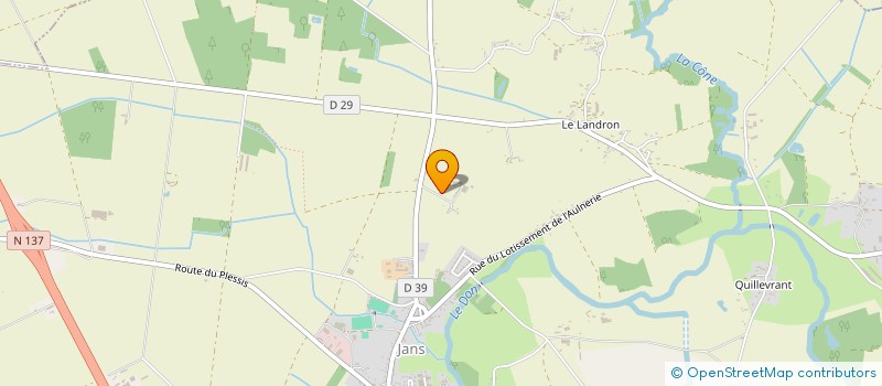 localisation de l'entreprise LA MUSSE  JANS