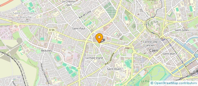 localisation de l'entreprise LA MUTINE à CAEN