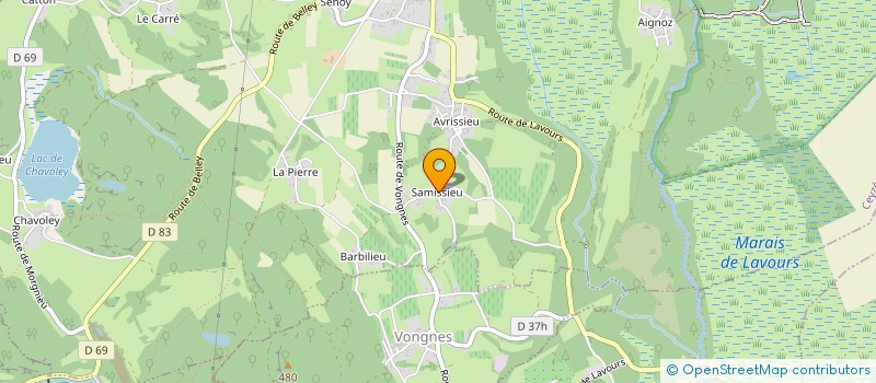 localisation de l'entreprise LA MUZELLE à CEYZERIEU