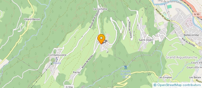 localisation de l'entreprise LA MUZELLE  LA ROUVIERE