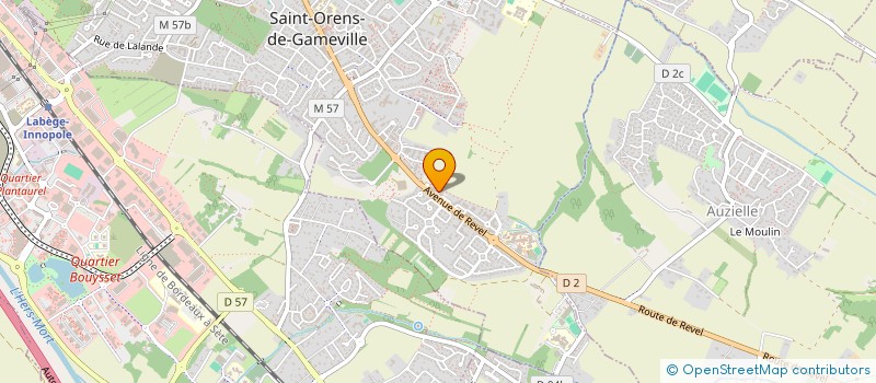 localisation de l'entreprise LA MYGALE à SAINT-ORENS-DE-GAMEVILLE