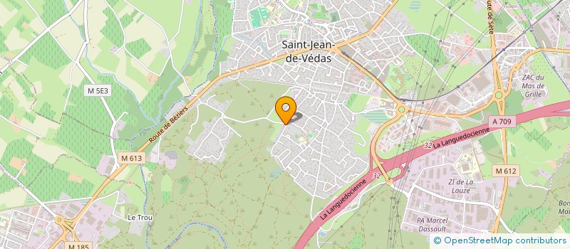 localisation de l'entreprise LA MYRIADE  SAINT-JEAN-DE-VEDAS