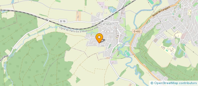 localisation de l'entreprise LA MYRTE à ASPACH