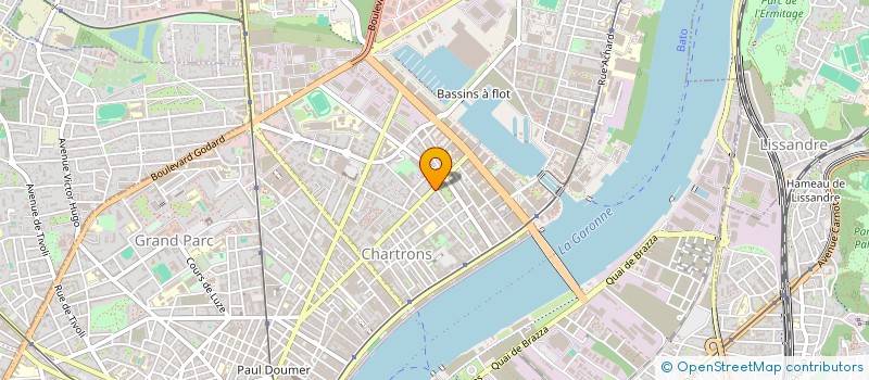 localisation de l'entreprise LA MYRTILLE  BORDEAUX