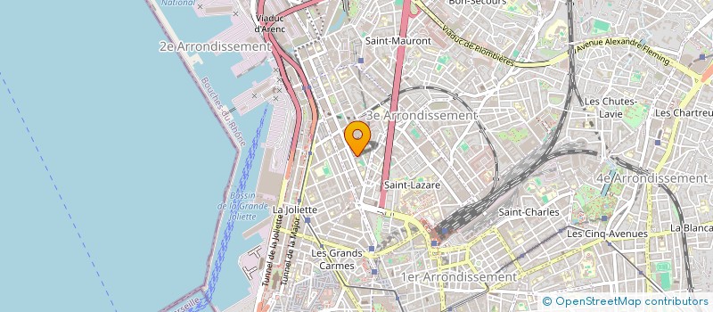 localisation de l'entreprise LA MYTHIQUE à MARSEILLE