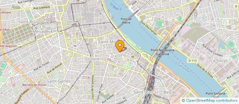 localisation de l'entreprise LA NACELLE ART VIVANT - INNOVATION MULTI EXPRESSION OPPORTUNITY  BORDEAUX