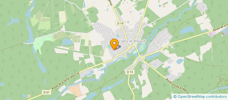 localisation de l'entreprise LA NACELLE DE SOLOGNE à LIGNY-LE-RIBAULT