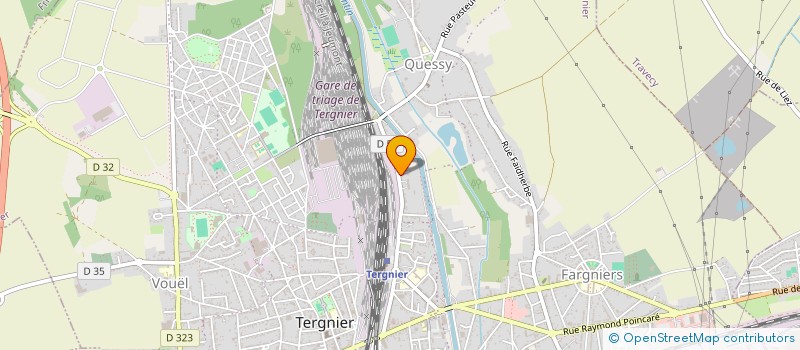 localisation de l'entreprise LA NAGREG  TERGNIER