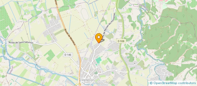 localisation de l'entreprise LA NAIN'IMMO  VELLERON