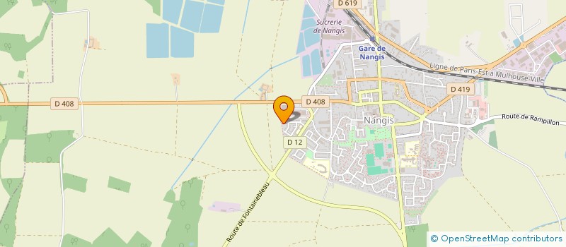 localisation de l'entreprise LA NANGISSIENNE  NANGIS