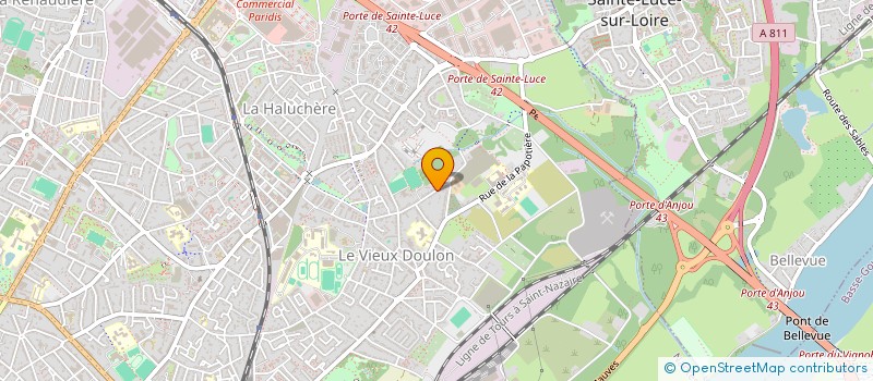 localisation de l'entreprise LA NANTAISE DES SERVICES à NANTES