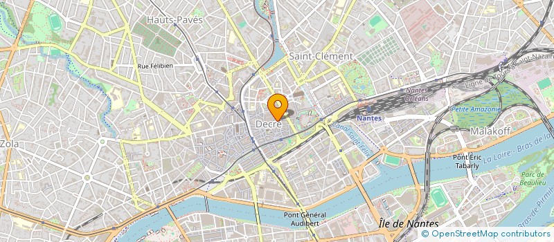 localisation de l'entreprise LA NANTAISE DES TISSUS à NANTES