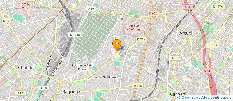 localisation de l'entreprise LA NANTAISE S A R L à BAGNEUX