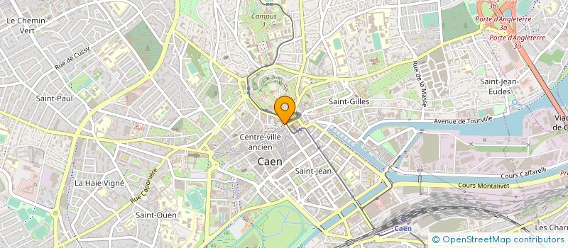 localisation de l'entreprise LA NAPOLITAINE à CAEN