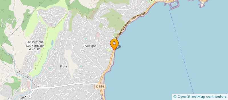 localisation de l'entreprise LA NARTELLE à SAINTE-MAXIME
