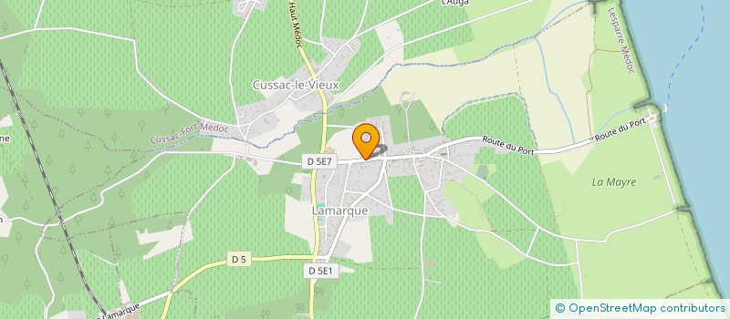 localisation de l'entreprise LA NAT URE AU MAX  LAMARQUE