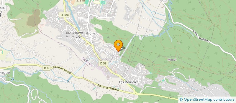 localisation de l'entreprise LA NATURE APPRIVOISEE à GARDANNE