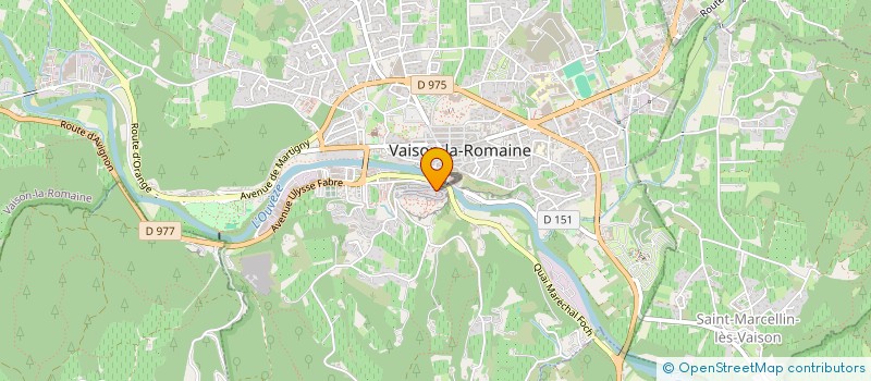 localisation de l'entreprise LA NATURE DES VILLES FRANCE  VAISON-LA-ROMAINE