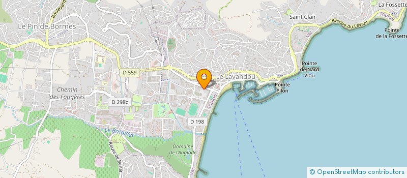 localisation de l'entreprise LA NATURE EN PROVENCE à LE LAVANDOU