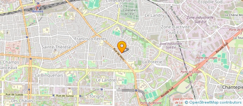 localisation de l'entreprise LA NATURE EN VILLE à RENNES