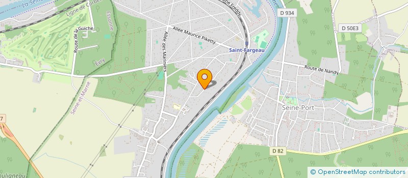 localisation de l'entreprise LA NAUDIANE  SAINT-FARGEAU-PONTHIERRY