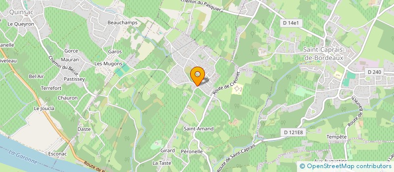 localisation de l'entreprise LA NAVERRE  CAMBES