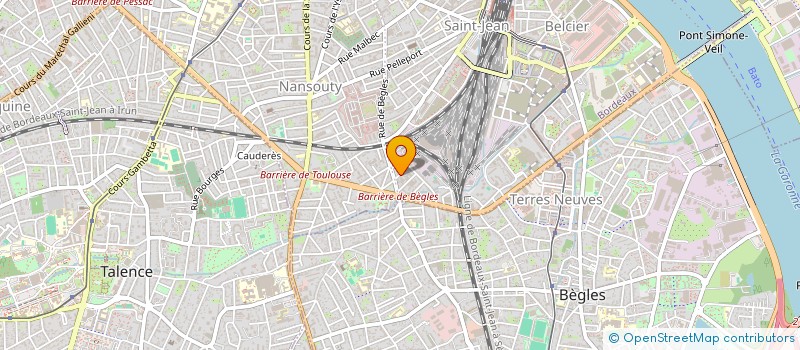 localisation de l'entreprise LA NAVI  BORDEAUX