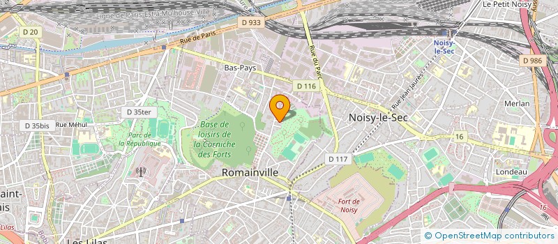 localisation de l'entreprise LA NAVIGANTE à ROMAINVILLE