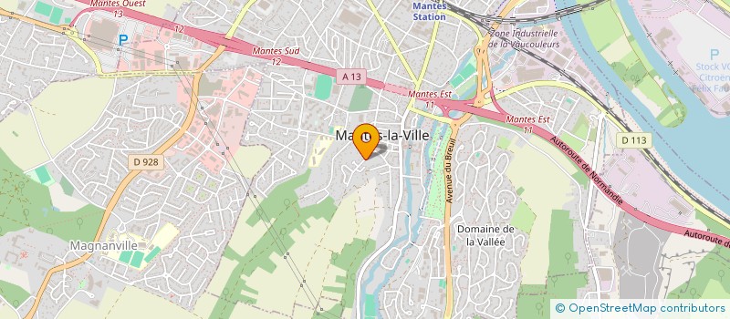localisation de l'entreprise LA NDJC à MANTES-LA-VILLE