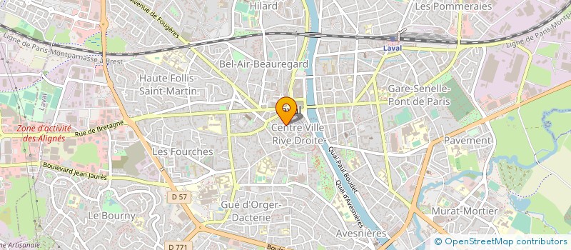 localisation de l'entreprise LA NEF à LAVAL