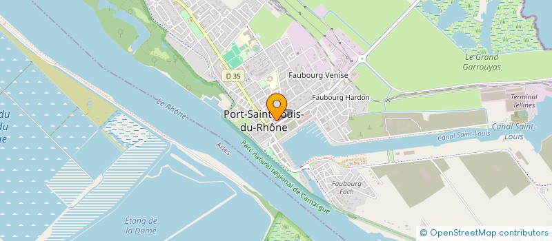 localisation de l'entreprise LA NEF DES FOUS à PORT-SAINT-LOUIS-DU-RHONE